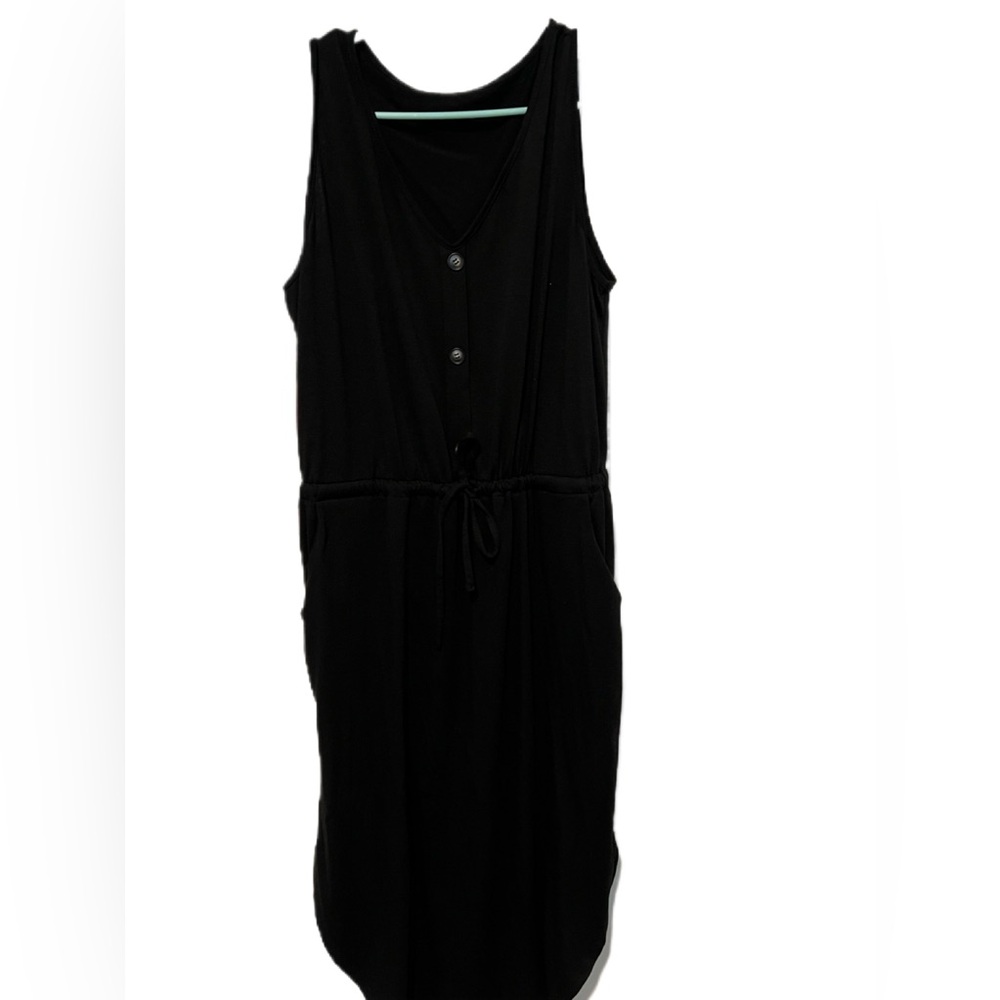 SHEIN Elegant Black Sleeveless Dress